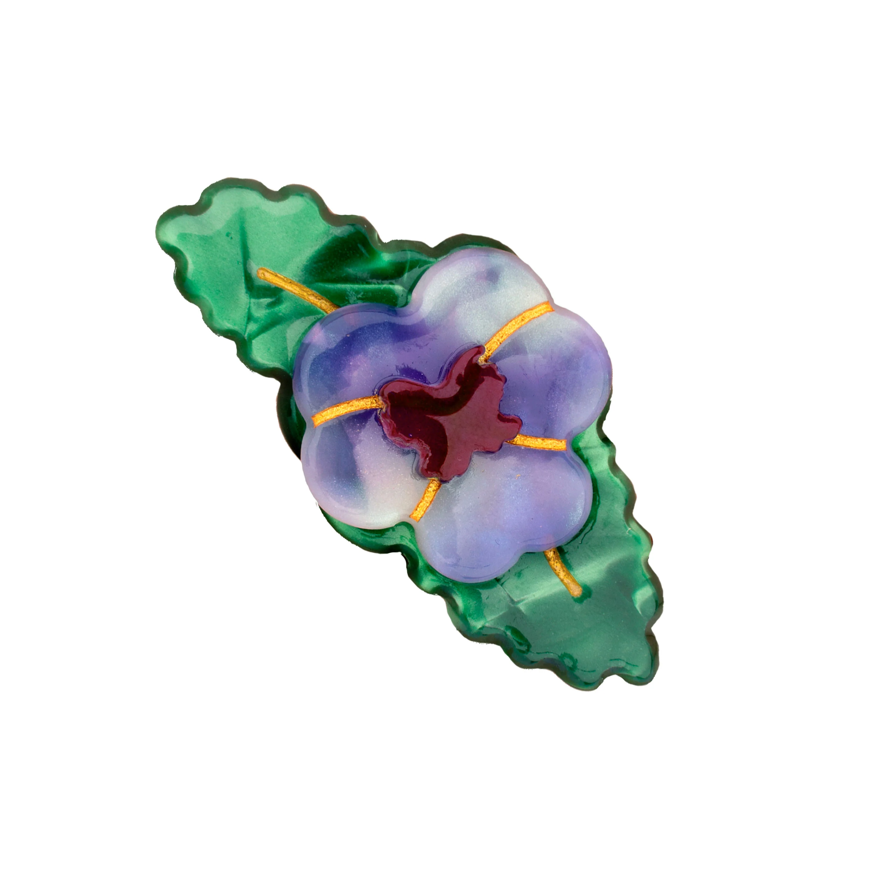 Barrette Pensée Mauve - Image 6