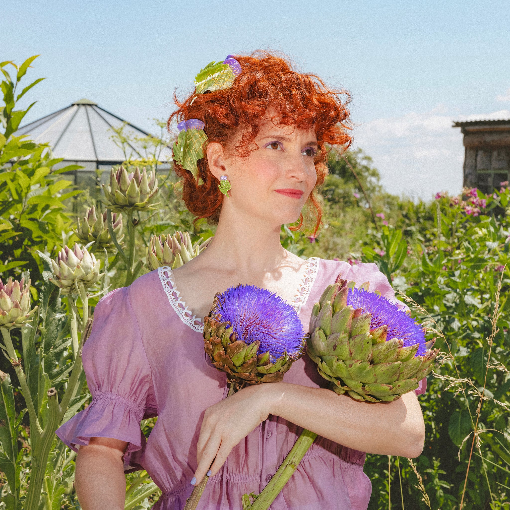 Boucles d'oreilles Artichaut - Image 6