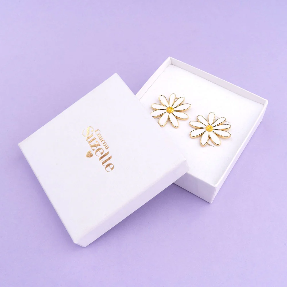 Boucles d'oreilles Marguerite - Image 6