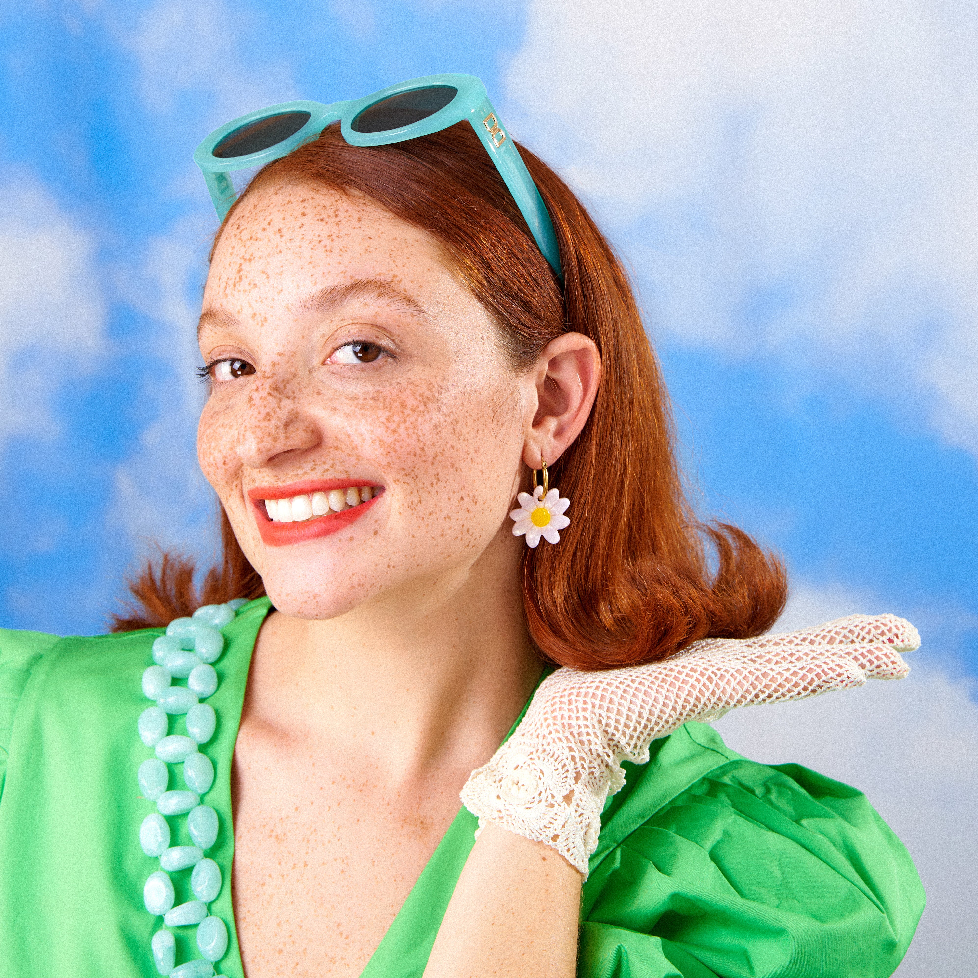 Boucles d'oreilles Pâquerette - Image 2