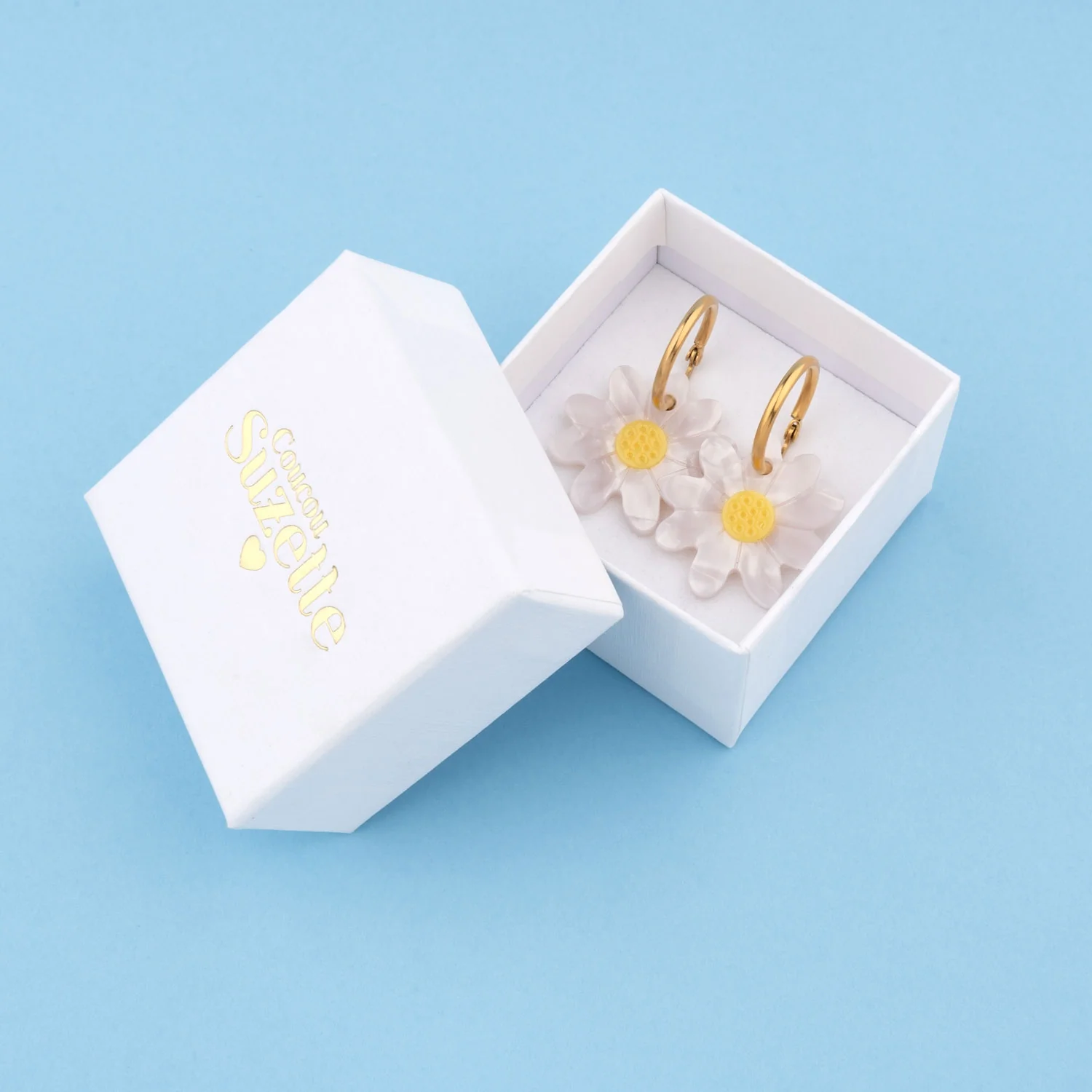 Boucles d'oreilles Pâquerette - Image 4