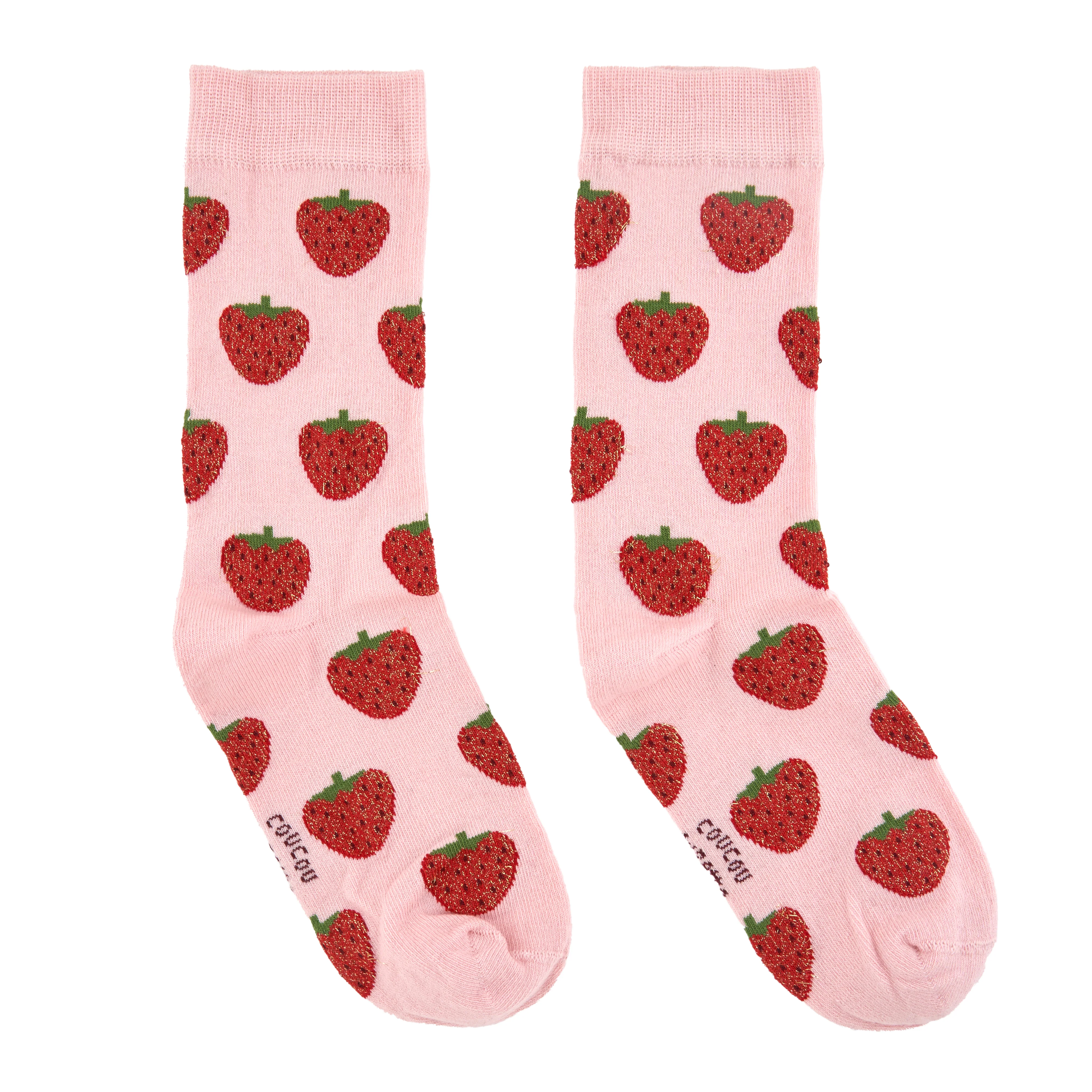 Chaussettes à paillettes Fraise - Image 3