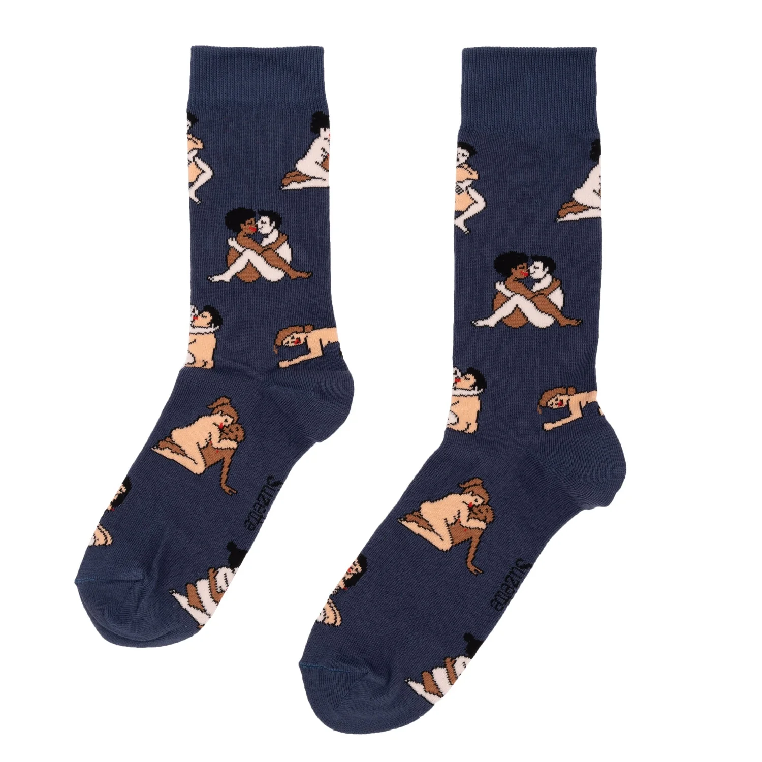 Chaussettes Kamasutra - Couples Heteros - Bleu - Image 5