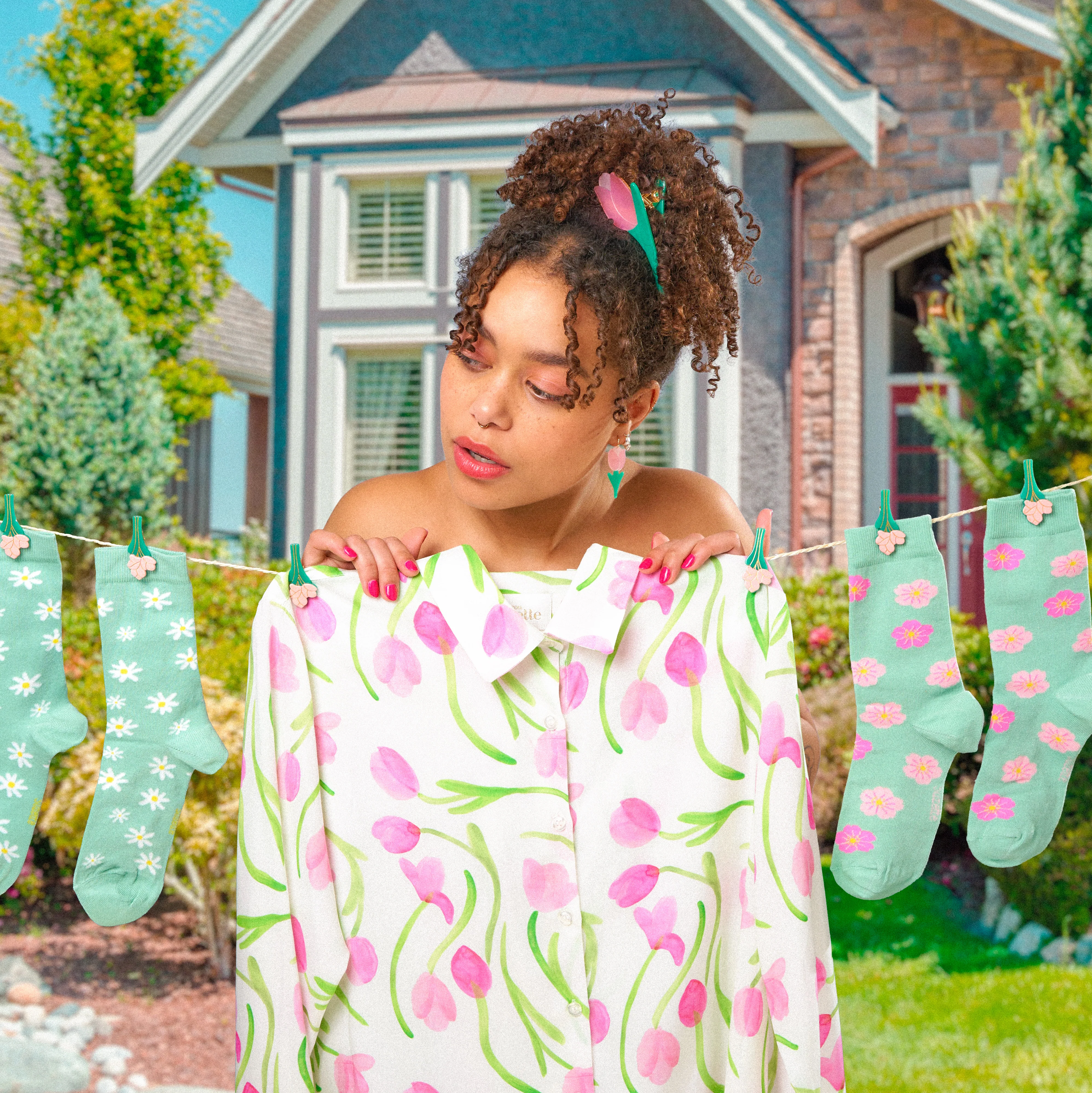 Chaussettes Pâquerette - Image 3