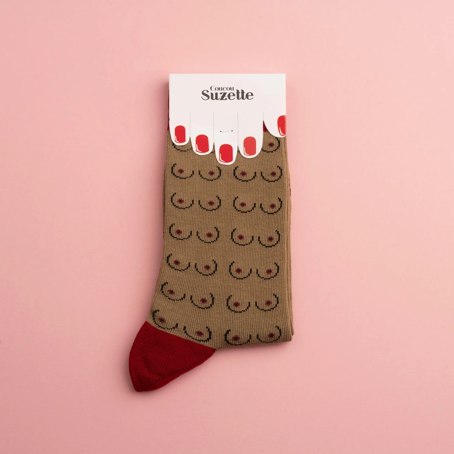 Chaussettes Seins - Noir - Image 2