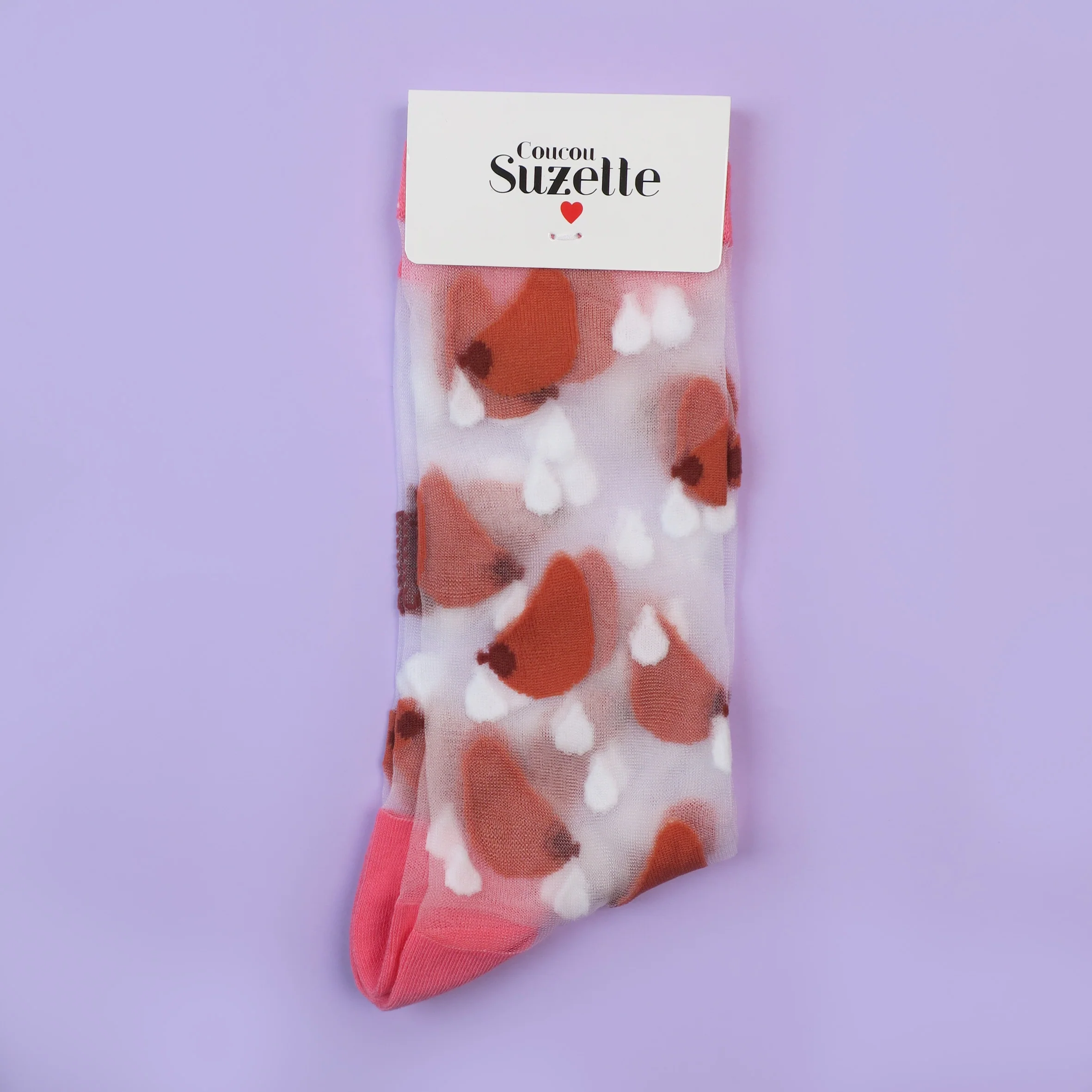 Chaussettes transparentes Allaitement - Noir - Image 3