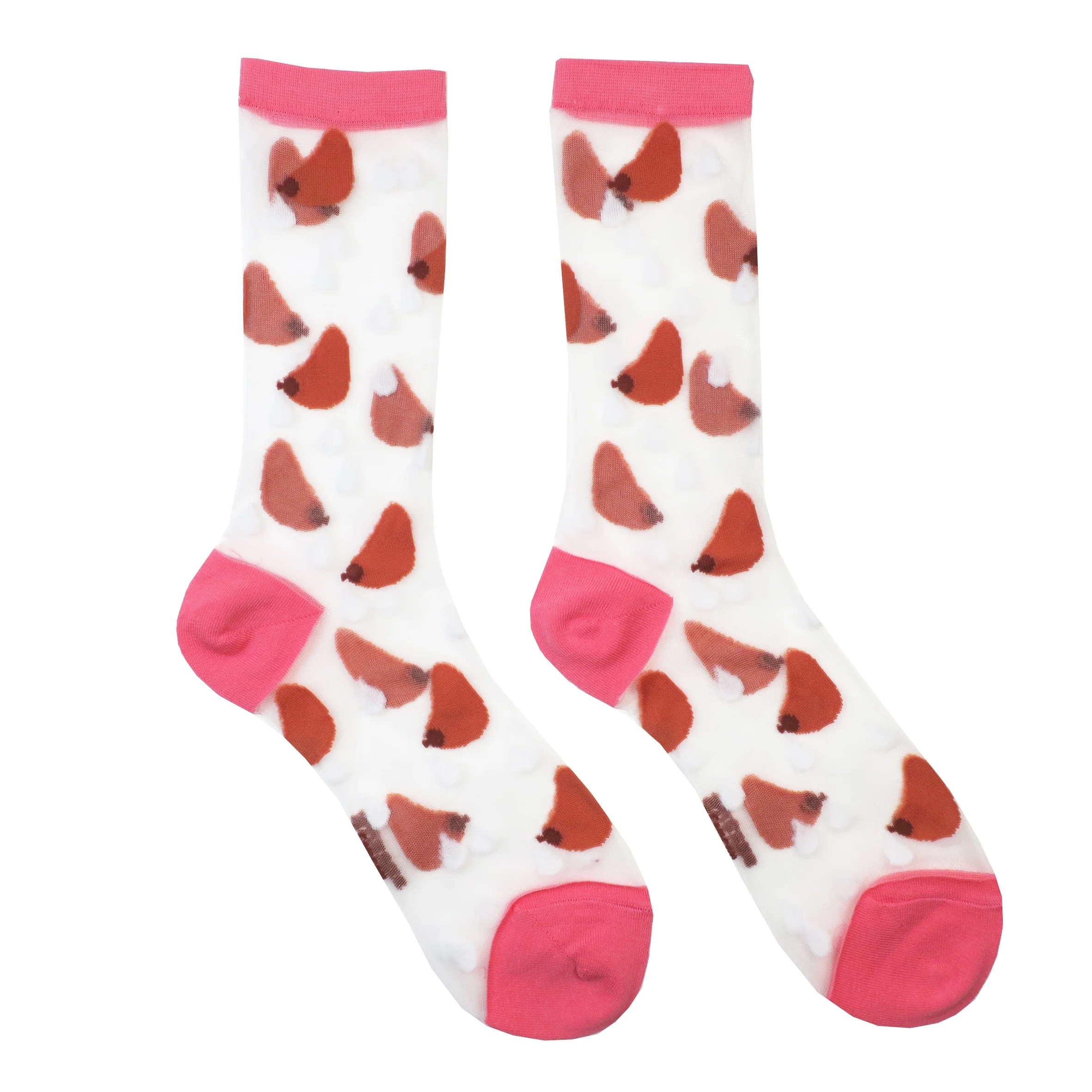 Chaussettes transparentes Allaitement - Noir - Image 4