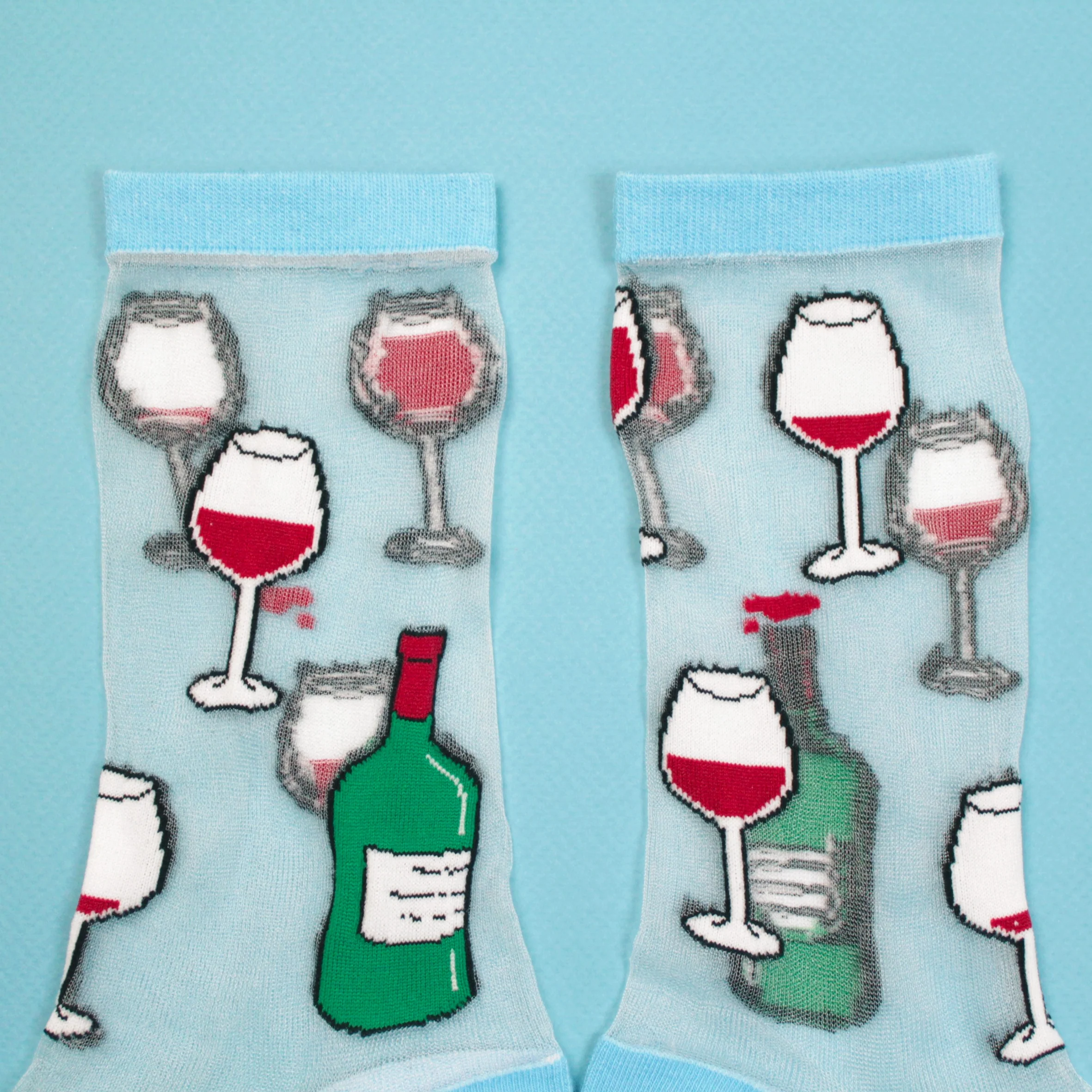 Chaussettes transparentes Tchin-Tchin - Image 3