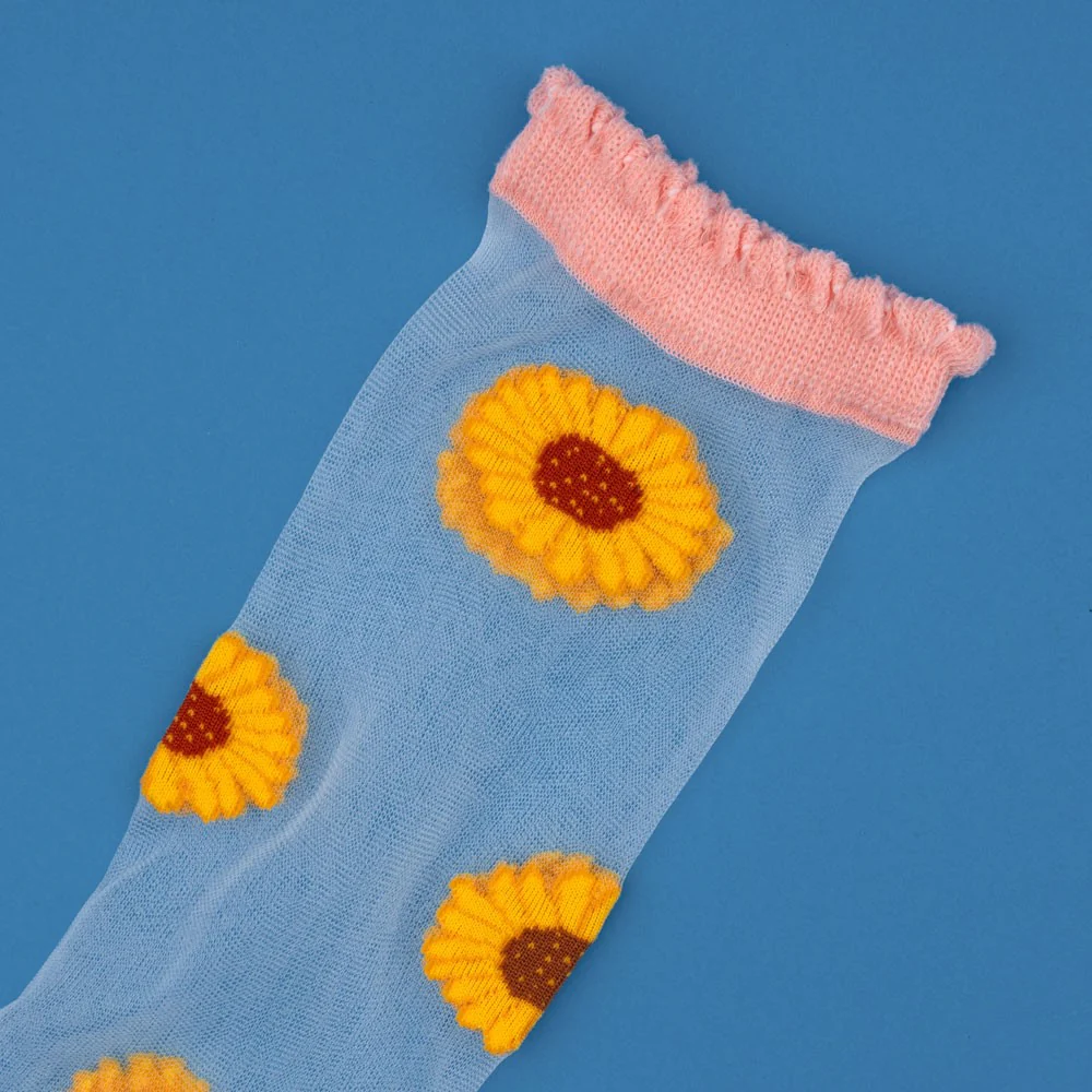 Chaussettes transparentes Tournesol - Image 4