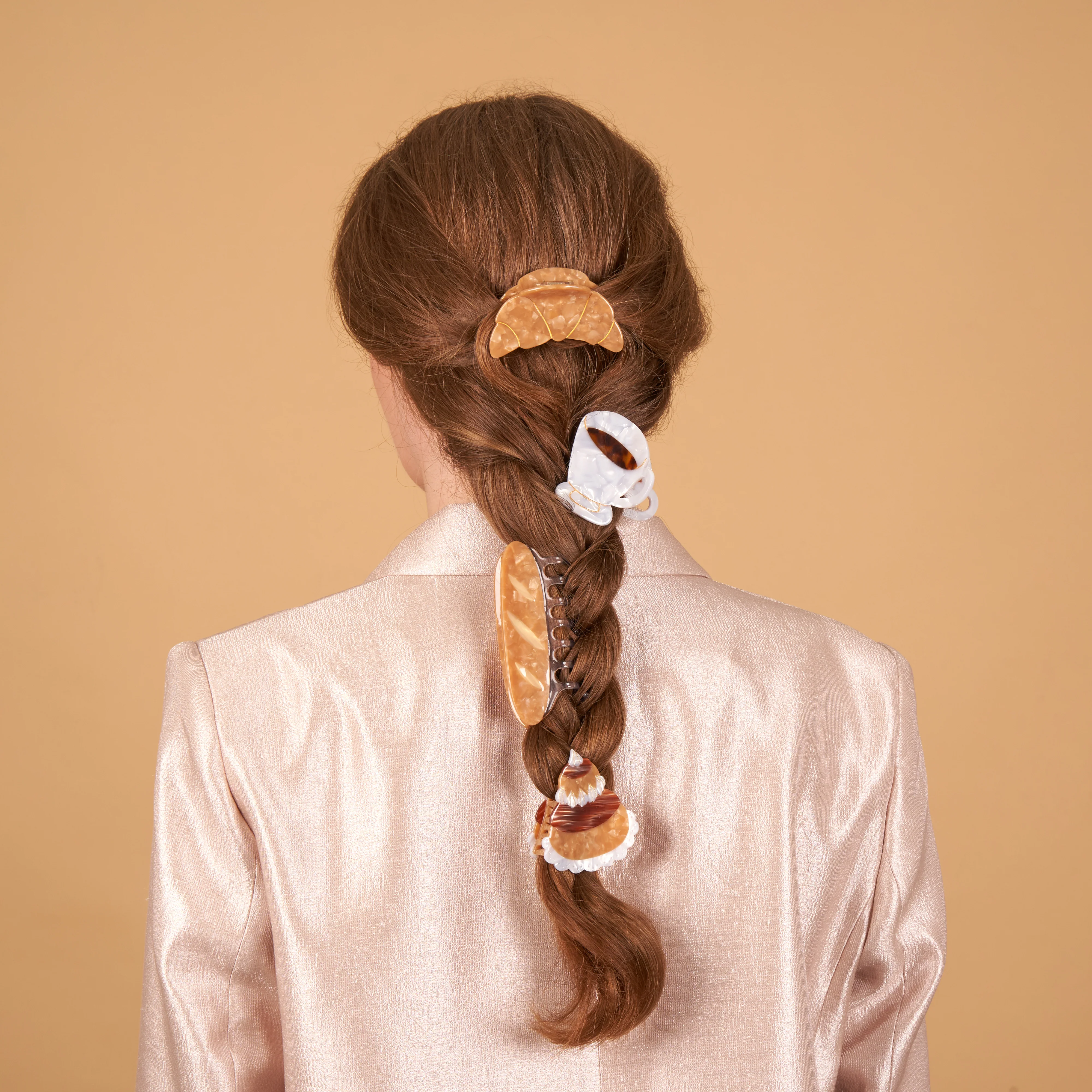 French barrette Croissant - Image 3