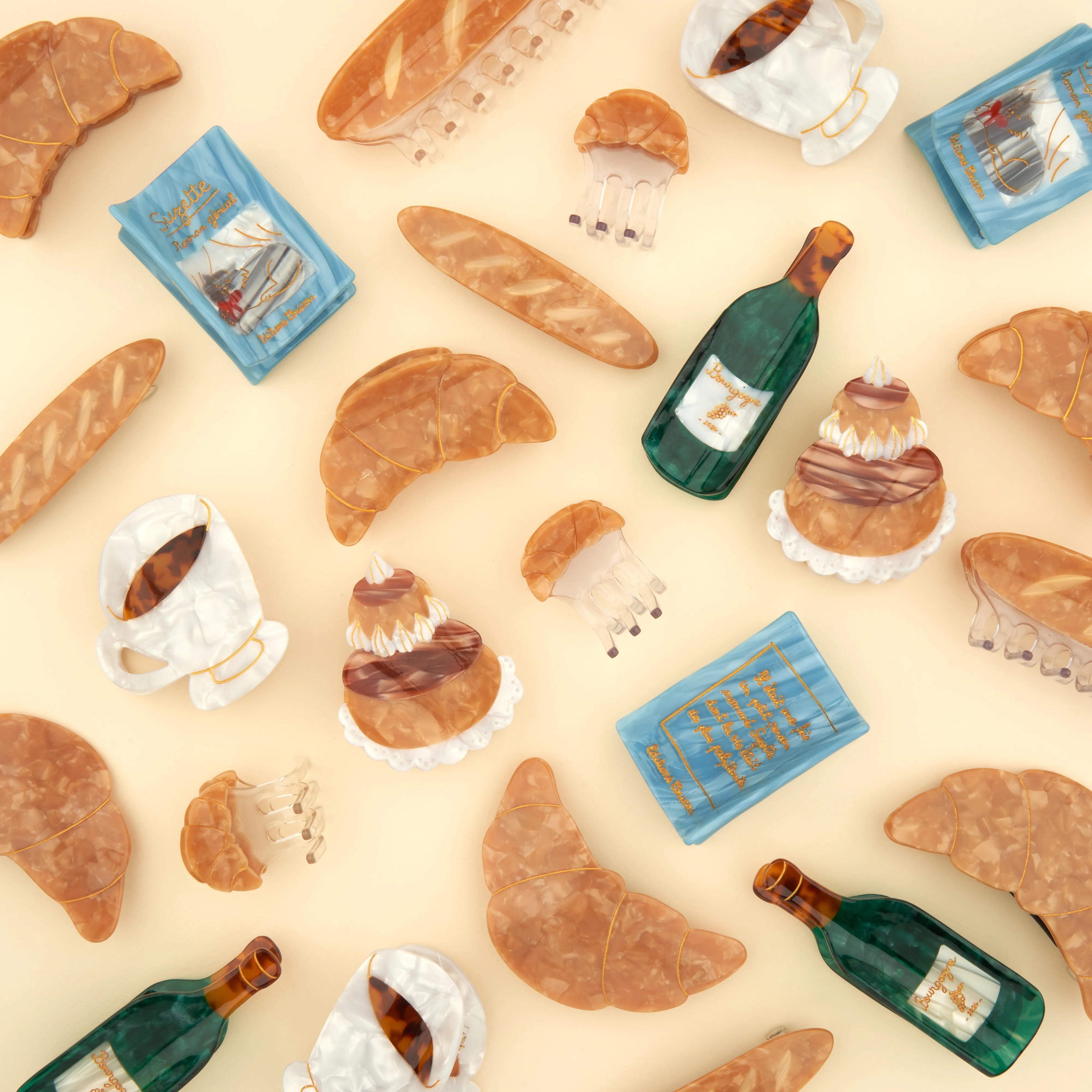 Mini pince à cheveux Croissant - Image 7