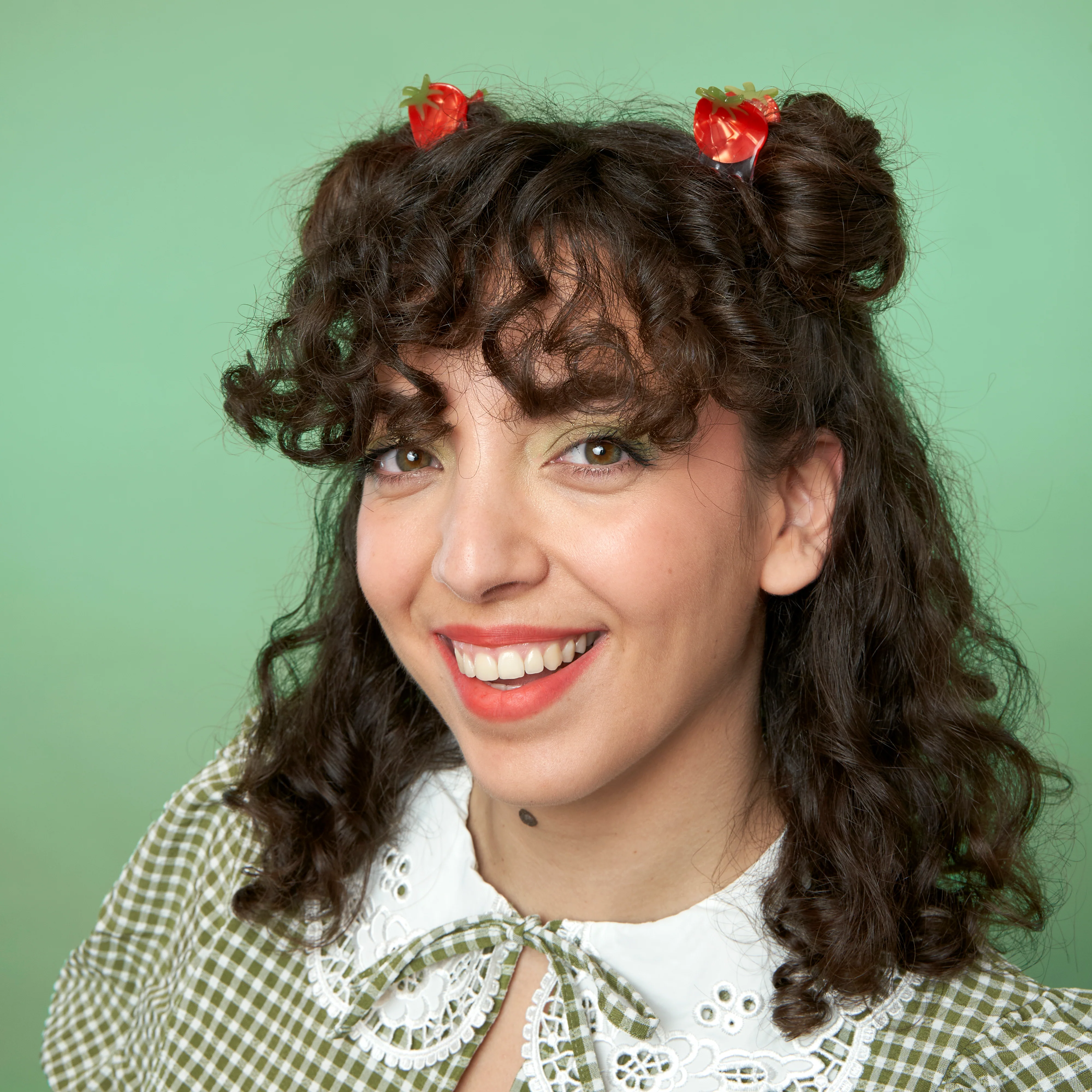 Mini pince à cheveux Tomate Cerise - Image 2