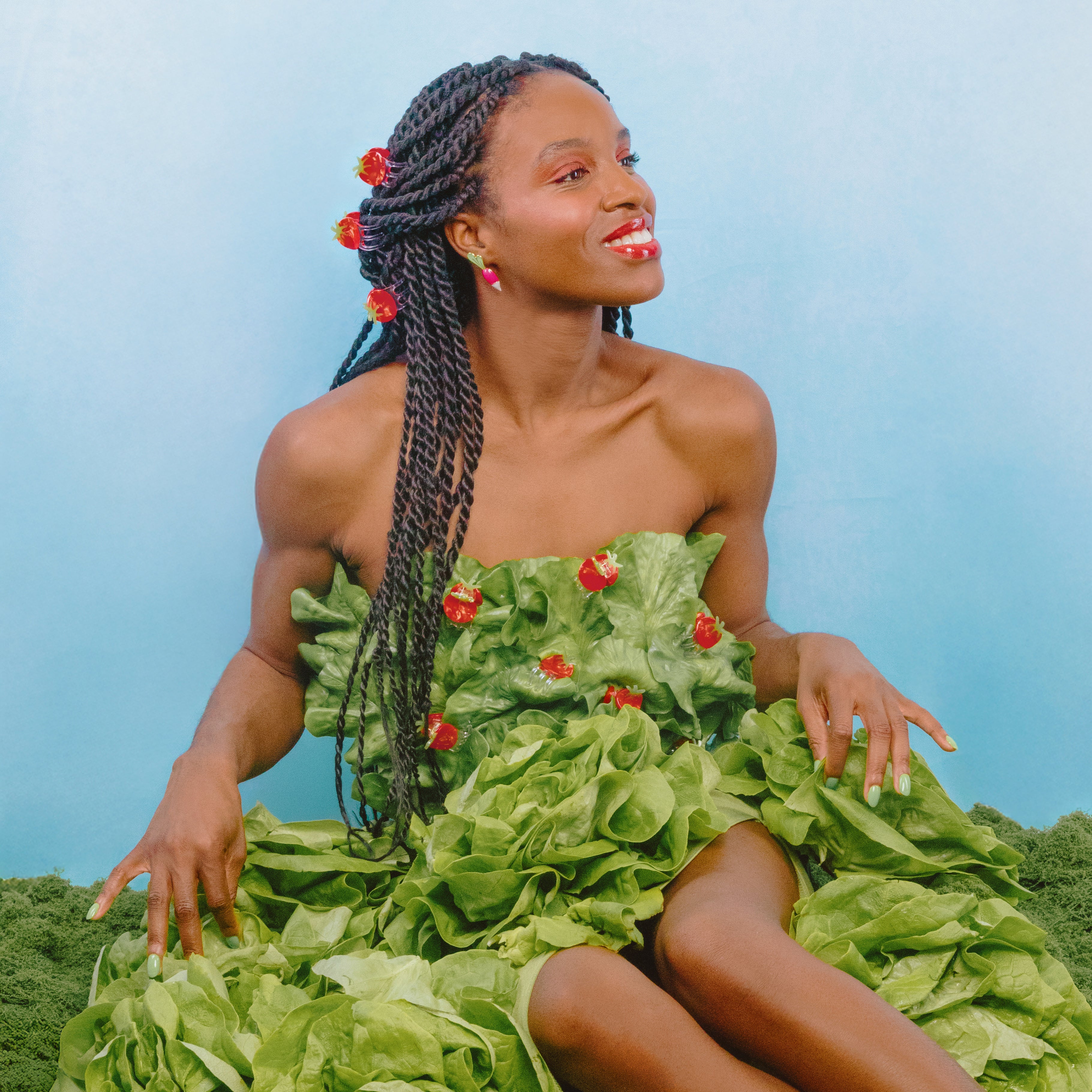 Mini pince à cheveux Tomate Cerise - Image 4