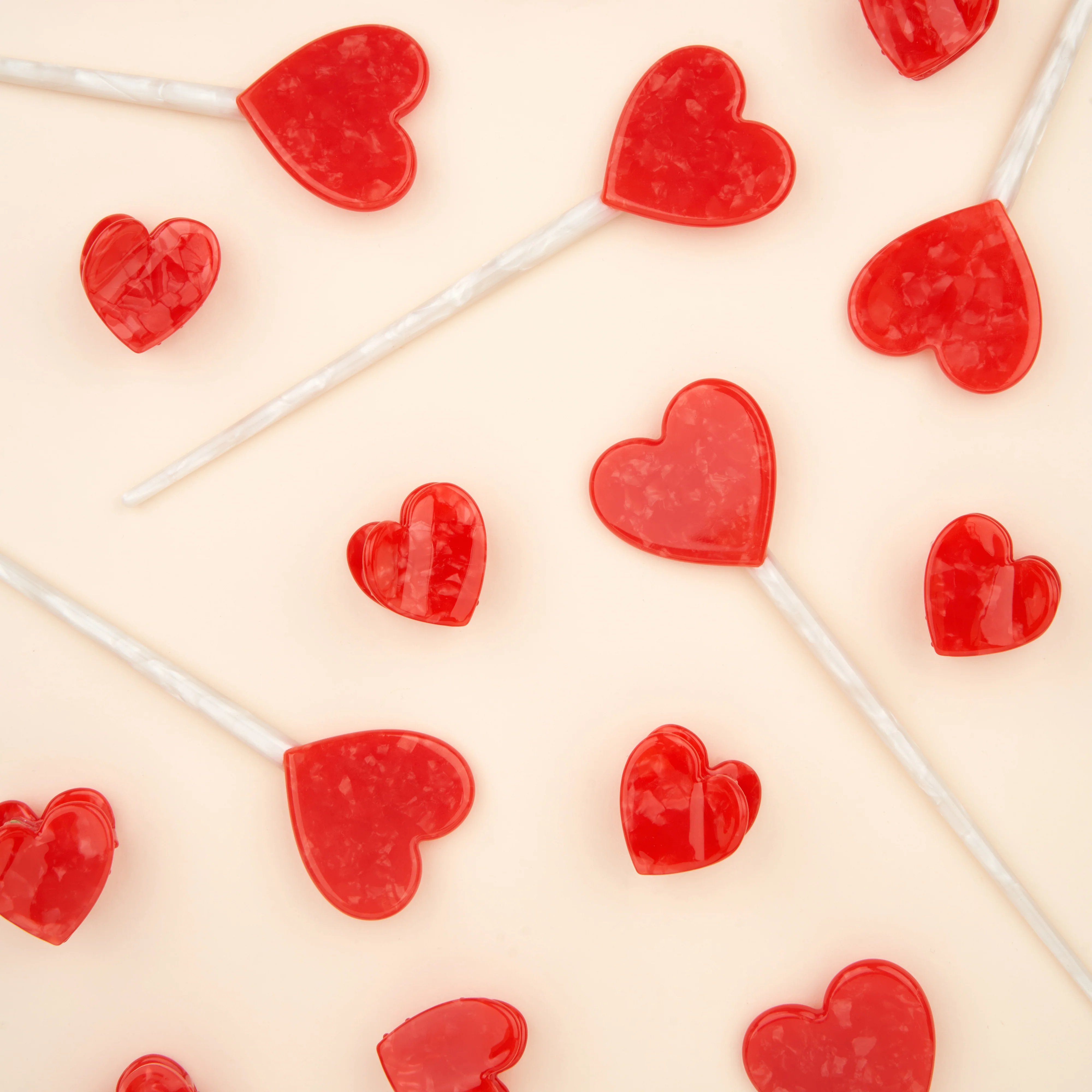 Pic Ă cheveux Sucette Coeur - Image 4