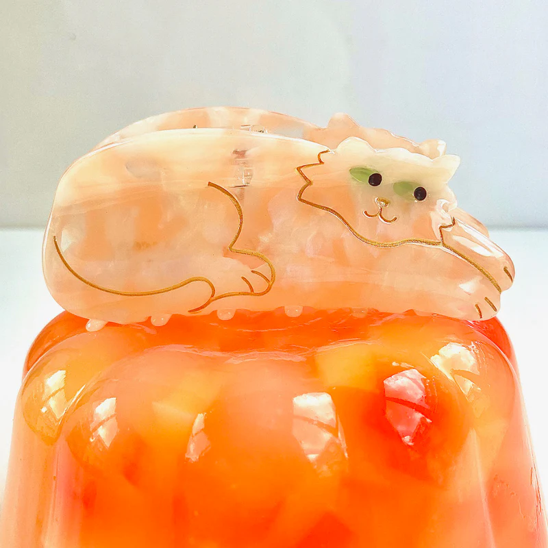 Pince à cheveux Chat Roux - Image 3