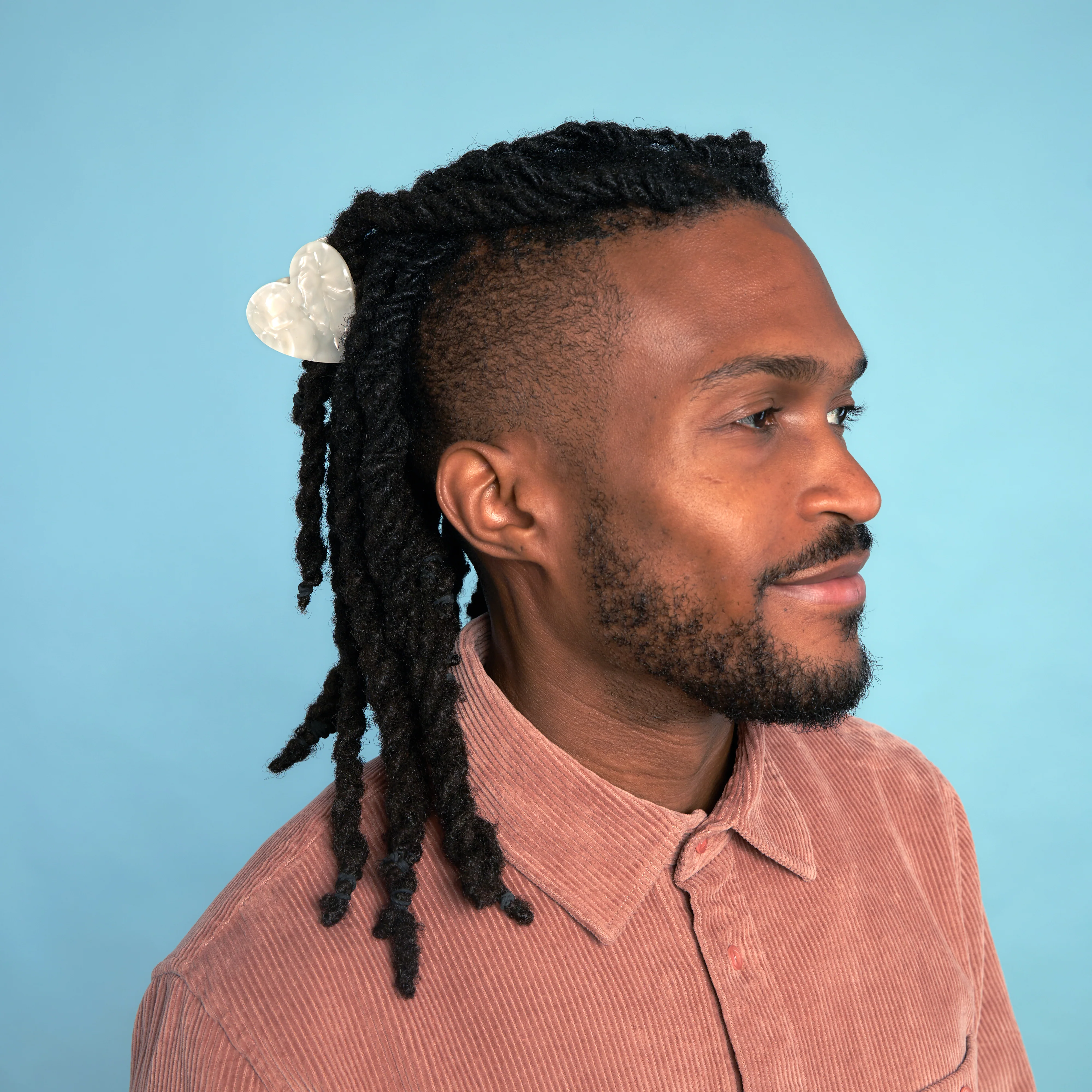 Pince à cheveux Coeur Blanc - Image 6