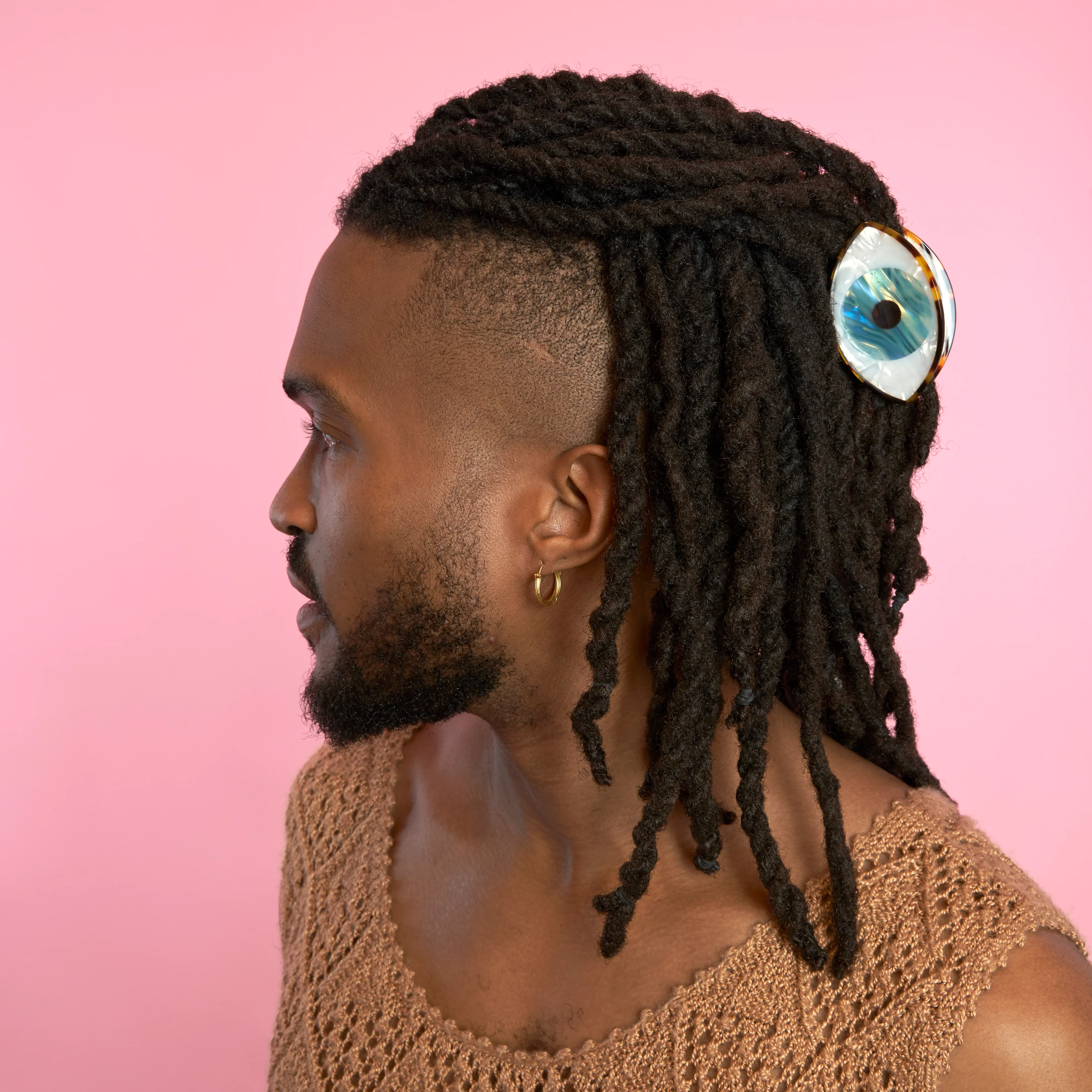 Pince à cheveux Oeil - Bleu - Image 3