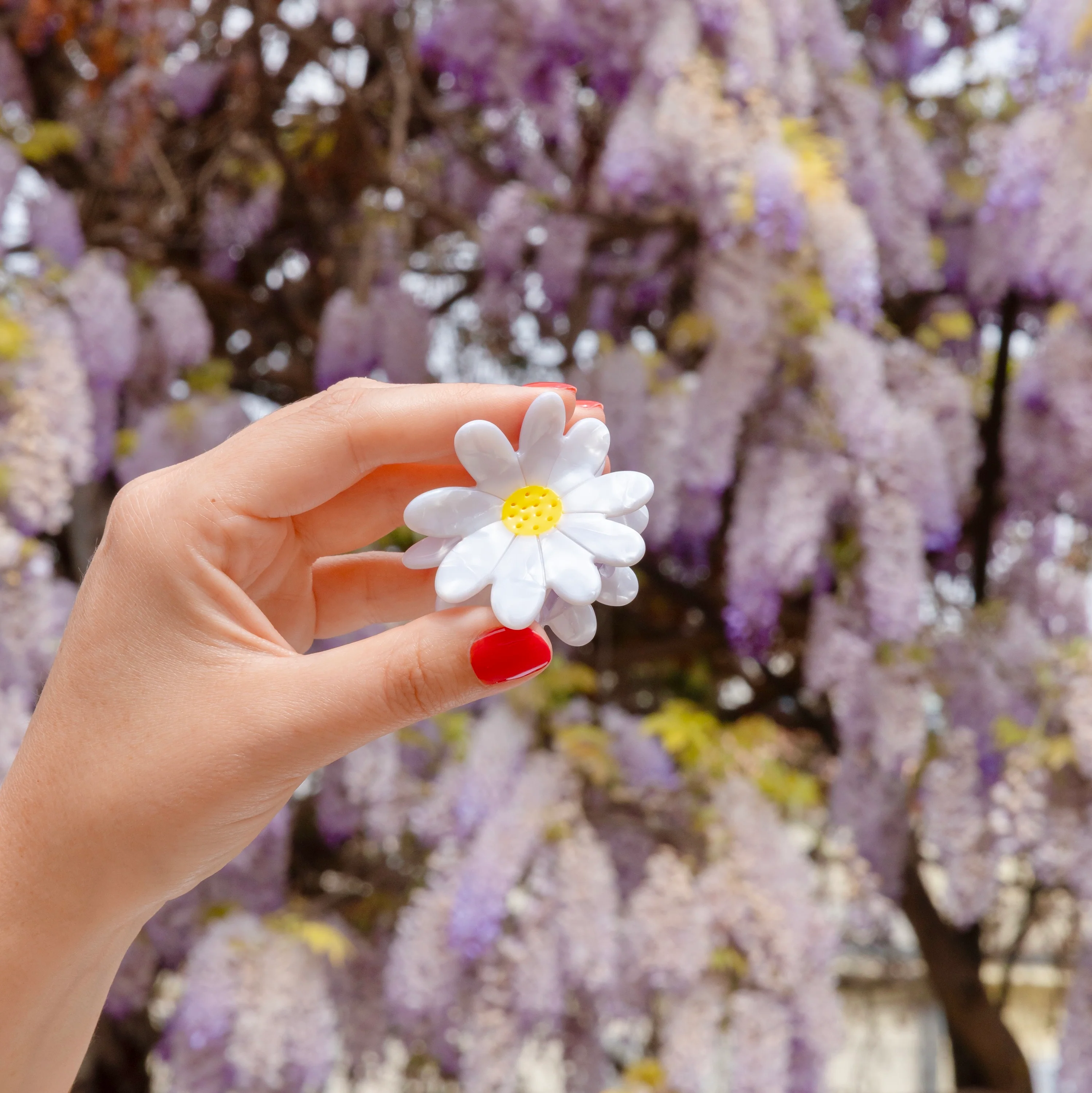 Pince à cheveux Pâquerette - Image 4