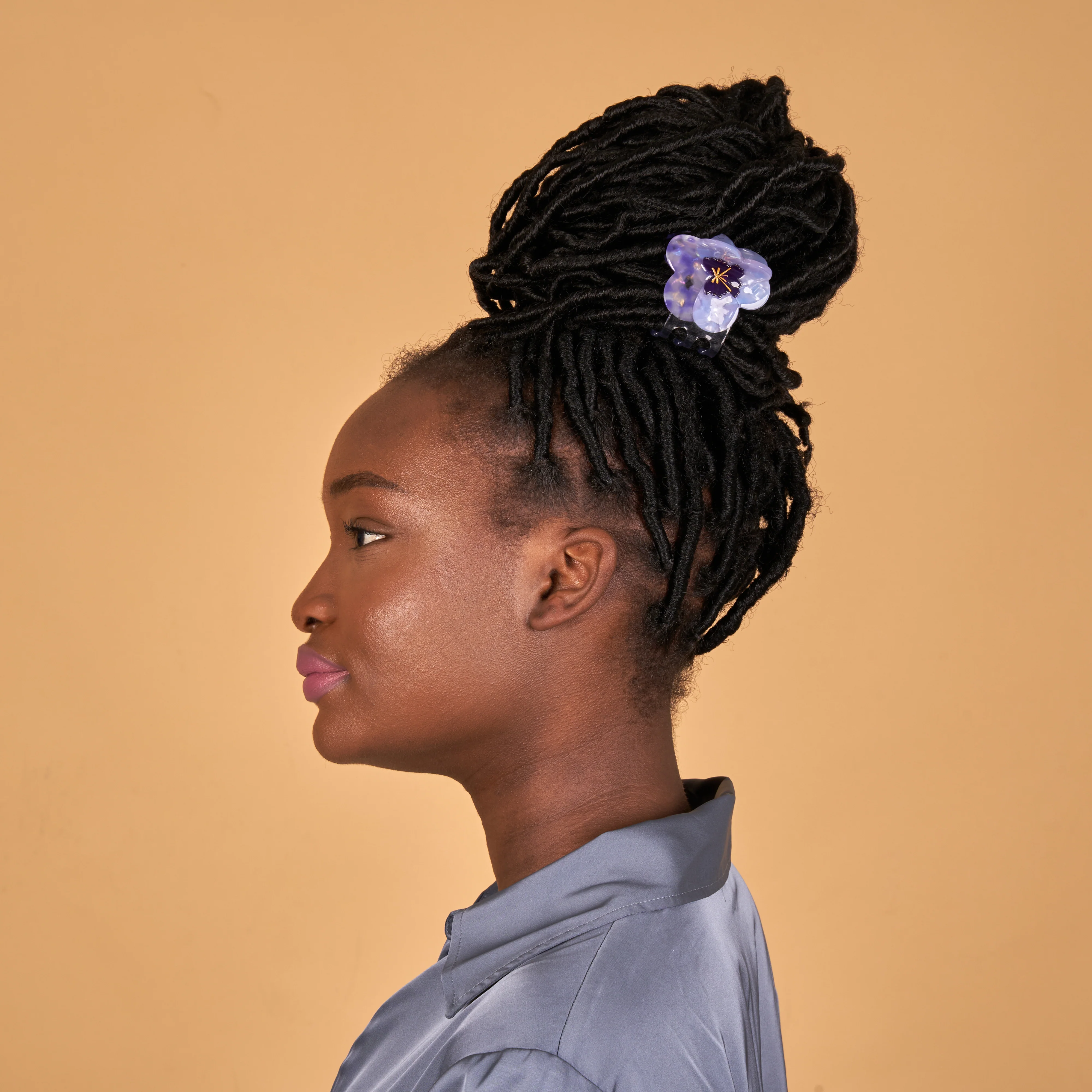 Pince à cheveux Pensée Mauve - Image 6