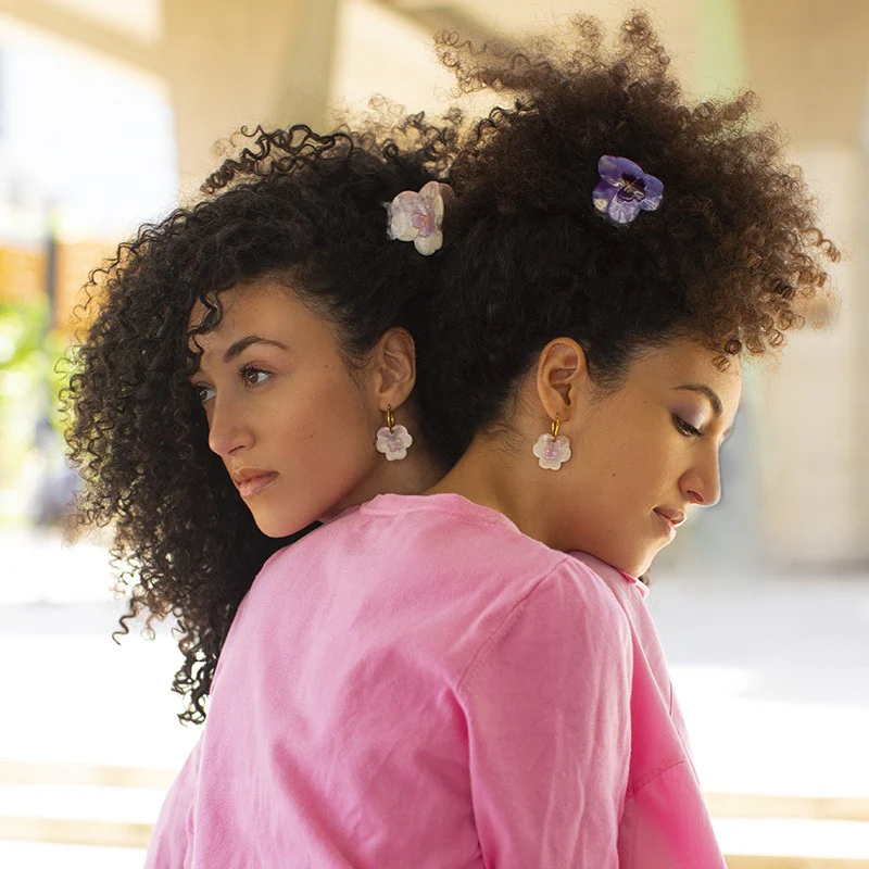 Pince à cheveux Pensée Mauve - Image 7