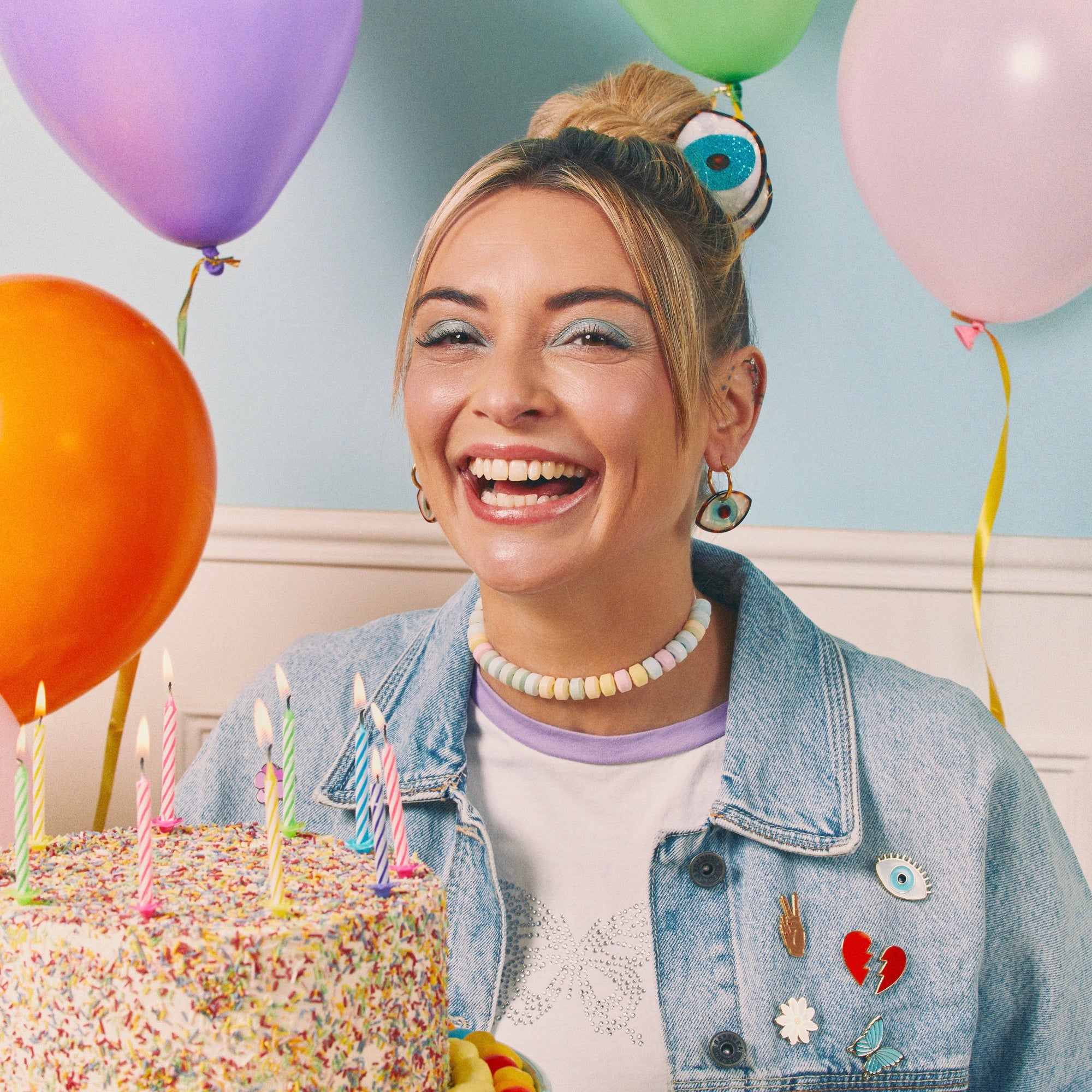 Pince à cheveux Oeil à paillettes - Image 4