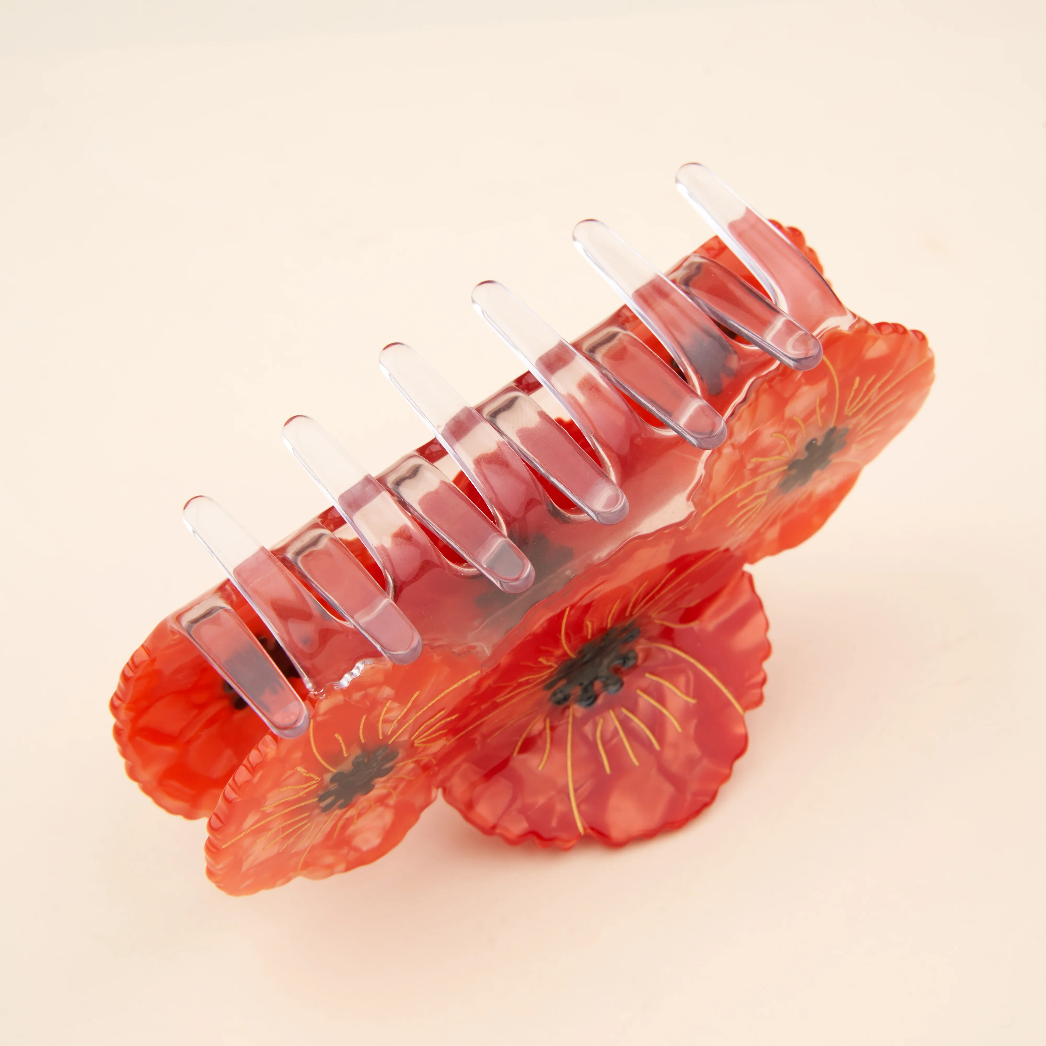 Pince à cheveux Trio Coquelicots - Image 3