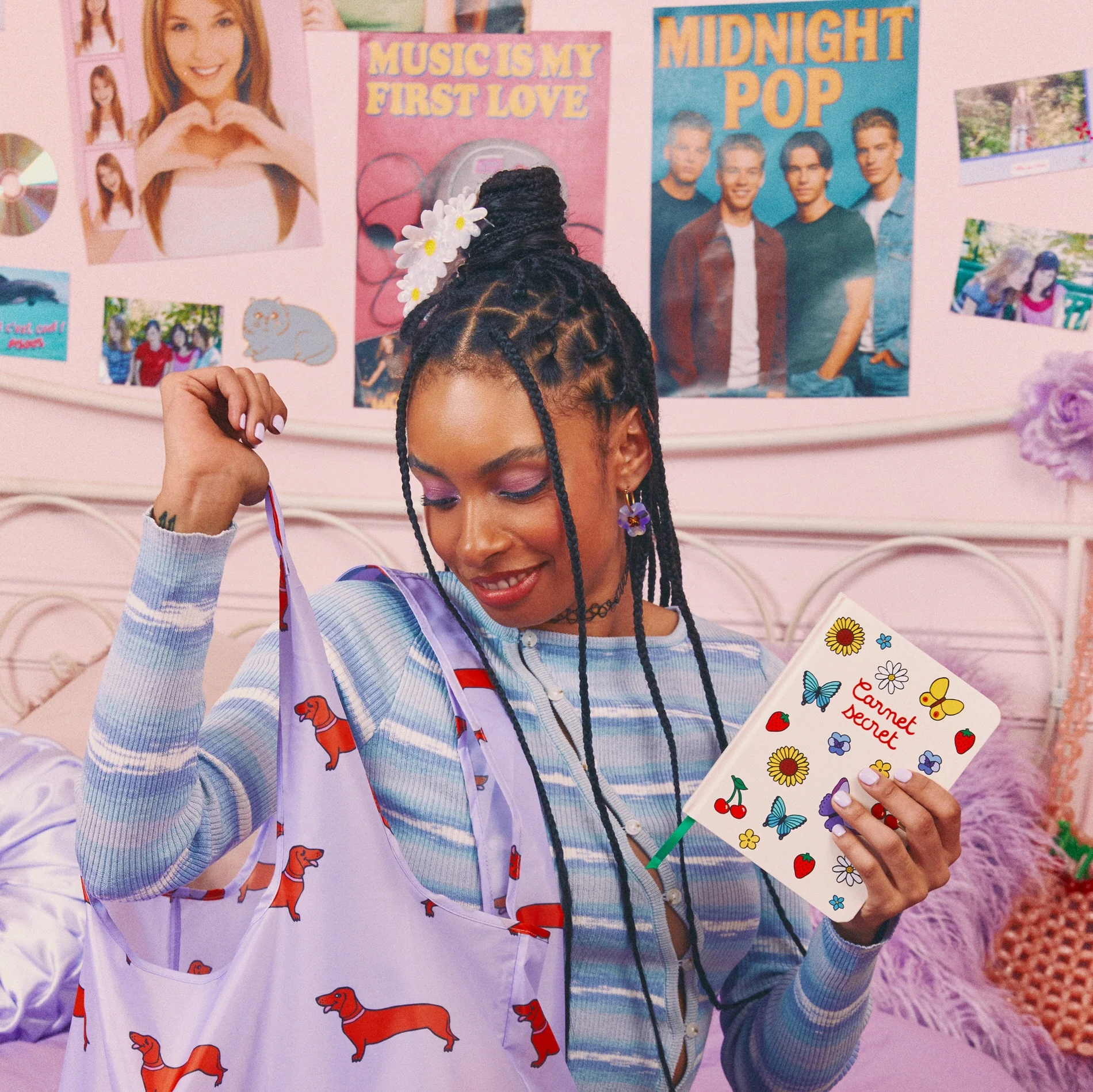 Pince à cheveux Trio Pâquerettes - Image 6