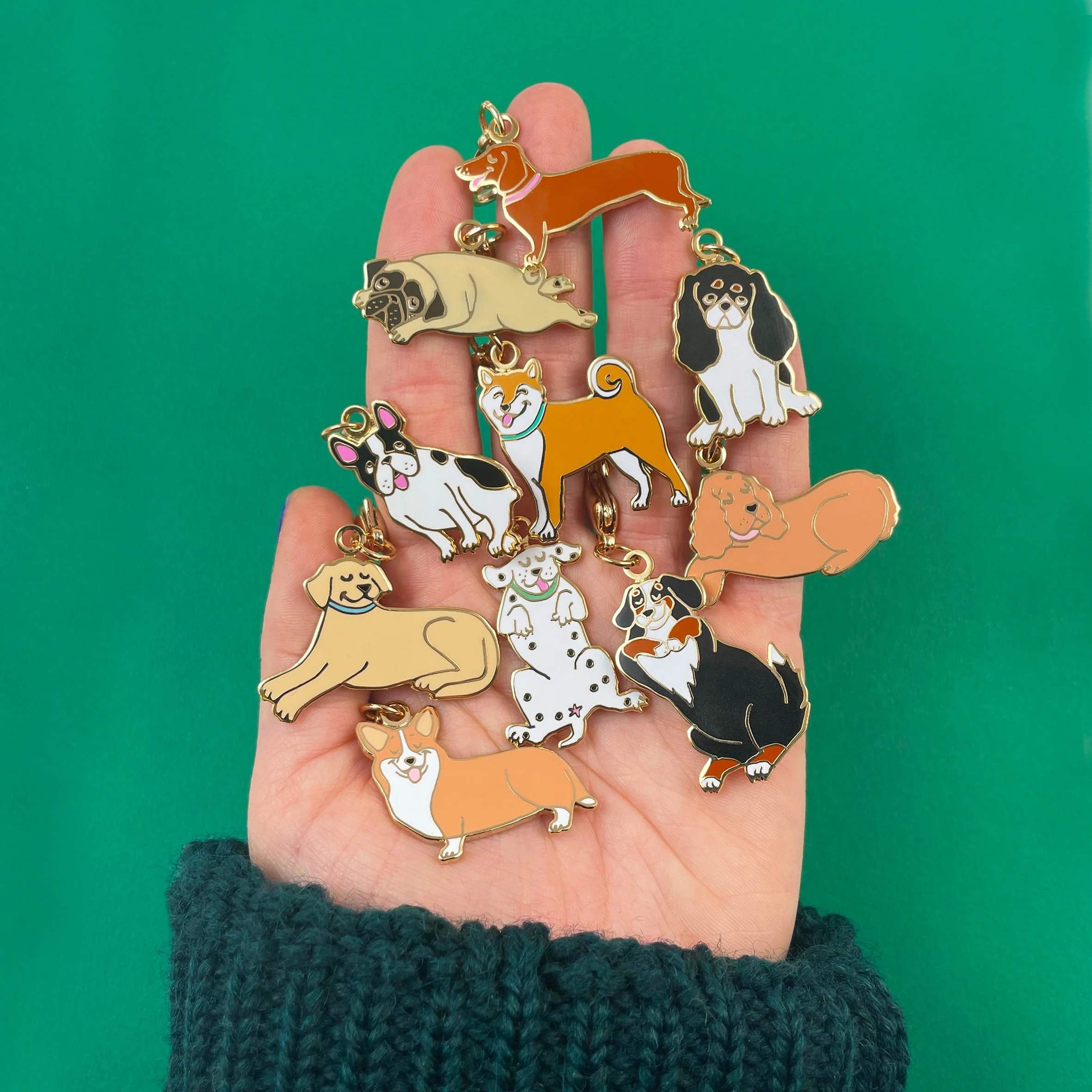 Porte-clé - Médaille Corgi - Image 4